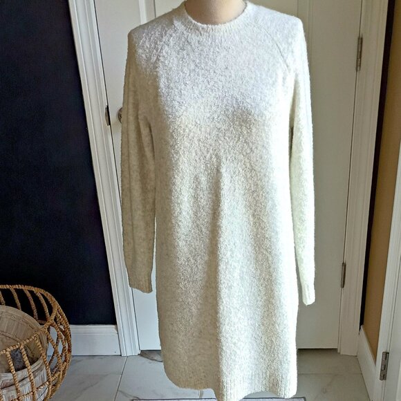 LOFT Dresses & Skirts - NEW! OATMEAL Wool BLEND SWEATER DRESS By LOFT SZ M